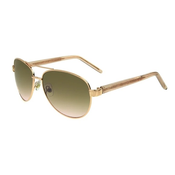 NEW Sofia Vergara x Foster Grant Carmen Rose Gold Sunglasses Gold Aviator Summer - Picture 1 of 13